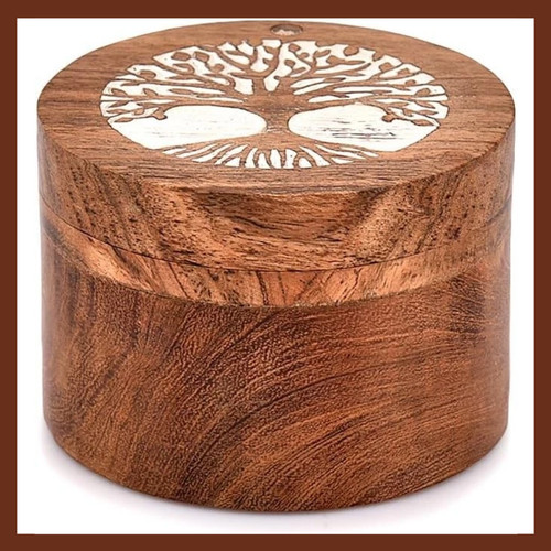 Samhita holz urne baum des - samhita, holz-urne