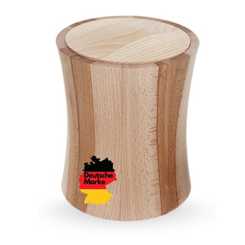 Holzurne buche zylinder - buche, 5l