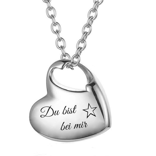 Herz asche medallion - medallion, +