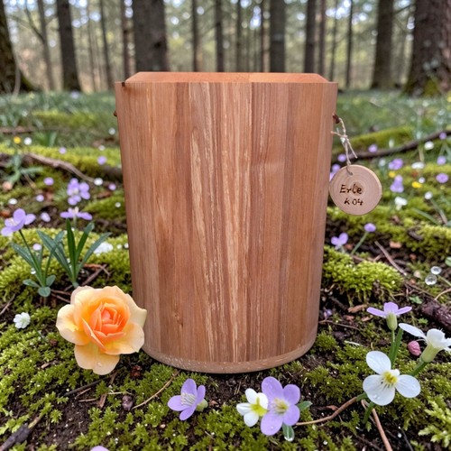 Holz urne k04 erle - holz,