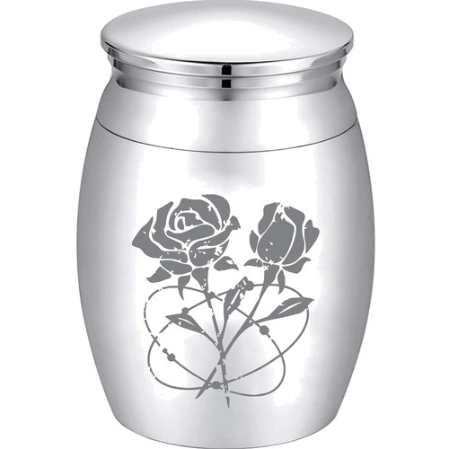 Mini urne asche edelstahl rose - mini,